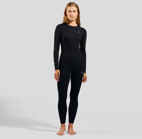 Odlo Koszulka damska Odlo BL TOP crew neck l/s ACTIVE WARM ECO roz. S Czarna