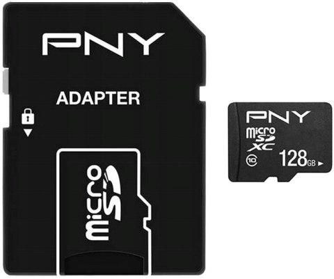 PNY Technologies Karta pamięci PNY Performance Plus microSDHC 128GB