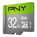 PNY Technologies Karta pamięci PNY microSD Elite 32GB