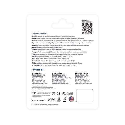 Patriot Memory Patriot EP Micro SDXC Express 512GB 800/600 MB/s U3