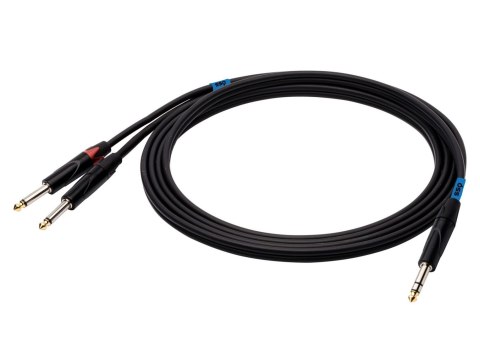 SOUND STATION QUALITY (SSQ) SSQ JSJM1 - kabel Jack stereo - 2x Jack Mono 1 metrowy