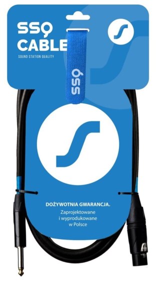 SOUND STATION QUALITY (SSQ) SSQ XZJM5 - kabel Jack MONO - XLR Żeński 5 metrowy