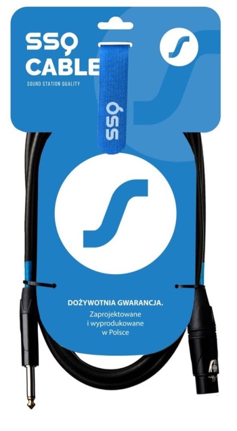SOUND STATION QUALITY (SSQ) SSQ XZJM5 - kabel Jack MONO - XLR Żeński 5 metrowy