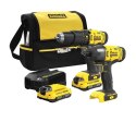 STANLEY Zestaw (wiertarko-wkrętarka i klucz udarowy) SFMCK465D2S STANLEY