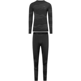Viking Bielizna męska VIKING Gasher Man Set Merino roz. M czarna