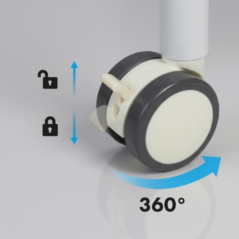 Ergo office ERGO OFFICE MOBILNA TABLICA SUCHOŚCIERALNA, ORIENTACJA PIONOWA, BIAŁA, JEDNOSTRONNA, Z PÓŁKĄ, WYMIARY TABLICY 1190X790MM ER-3