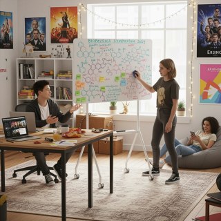 Ergo office ERGO OFFICE MOBILNA TABLICA SUCHOŚCIERALNA, ORIENTACJA POZIOMA, BIAŁA, JEDNOSTRONNA, Z PÓŁKĄ, WYMIARY TABLICY 1190X790MM ER-3