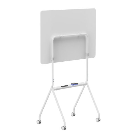 Ergo office ERGO OFFICE MOBILNA TABLICA SUCHOŚCIERALNA, ORIENTACJA POZIOMA, BIAŁA, JEDNOSTRONNA, Z PÓŁKĄ, WYMIARY TABLICY 1190X790MM ER-3