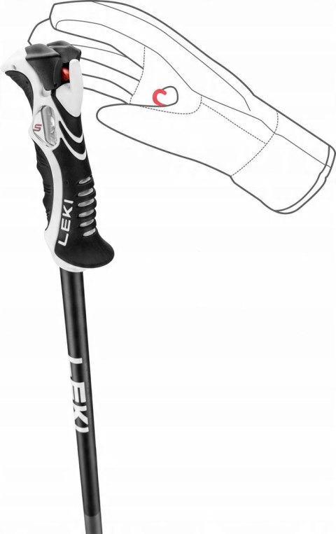 LEKI LEKI Kije BOLD LITE S black 115 LEKI LEKI Kije BOLD LITE S black 115