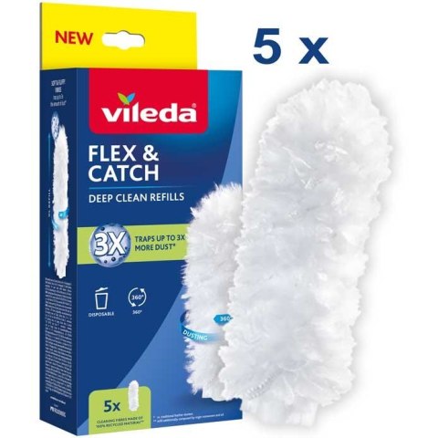 VILEDA Wkłady do miotełki do kurzu Vileda Flex&Catch 5 szt.