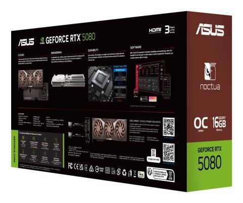 ASUS Karta graf. ASUS NOCTUA RTX 5080 16 GB OC ASUS Karta graf. ASUS NOCTUA RTX 5080 16 GB OC