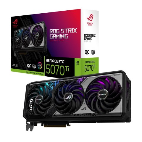 ASUS Karta graf. ASUS ROG STRIX RTX 5070 Ti 16GB OC GAM ASUS Karta graf. ASUS ROG STRIX RTX 5070 Ti 16GB OC GAM