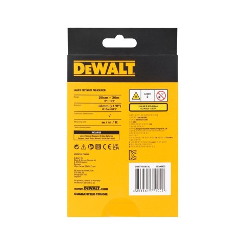 DeWalt Dalmierz laserowy DEWALT DWHT77100