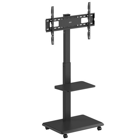 Ergo office ERGO OFFICE STAND / WÓZEK DLA TV, MAX. OBCIĄŻENIE 50KG / 5KG PÓŁKA, MAX. VESA 600X400, WBUD. LISTWA ZASIL., CZARNY ER-304 B Ergo office ERGO OFFICE STAND / WÓZEK DLA TV, MAX. OBCIĄŻENIE 50KG / 5KG PÓŁKA, MAX. VESA 600X400, WBUD. LISTWA ZASIL., CZARNY ER-304 B