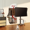 Ergo office ERGO OFFICE STAND / WÓZEK DLA TV, MAX. OBCIĄŻENIE 50KG / 5KG PÓŁKA, MAX. VESA 600X400, WBUD. LISTWA ZASIL., CZARNY ER-304 B Ergo office ERGO OFFICE STAND / WÓZEK DLA TV, MAX. OBCIĄŻENIE 50KG / 5KG PÓŁKA, MAX. VESA 600X400, WBUD. LISTWA ZASIL., CZARNY ER-304 B