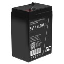 Green Cell GREEN CELL AKUMULATOR ŻELOWY AGM15 6V 4AH Green Cell GREEN CELL AKUMULATOR ŻELOWY AGM15 6V 4AH