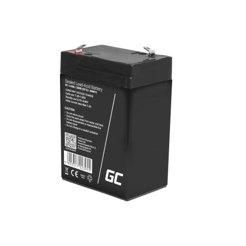 Green Cell GREEN CELL AKUMULATOR ŻELOWY AGM15 6V 4AH Green Cell GREEN CELL AKUMULATOR ŻELOWY AGM15 6V 4AH