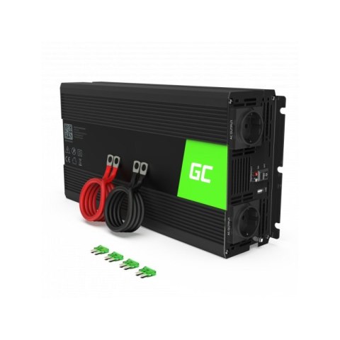 Green Cell GREEN CELL PRZETWORNICA INV21 24V-230V 3000W/6000W CZYSTA SINUSOIDA