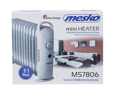 MESKO Grzejnik olejowy MESKO MS 7806 11 żeberek (1200W; 11; kolor biały)
