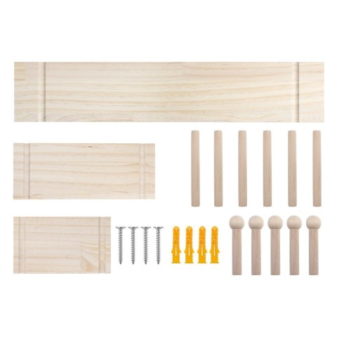 Maclean MACLEAN DREWNIANA TABLICA ORGANIZER, KOLOR JASNE DREWNO, 60X80 CM, MAX. 20 KG MC-131 WD