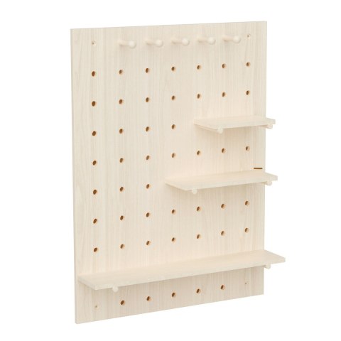 Maclean MACLEAN DREWNIANA TABLICA ORGANIZER, KOLOR JASNE DREWNO, 60X80 CM, MAX. 20 KG MC-131 WD