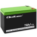 Qoltec QOLTEC AKUMULATOR AGM 12V | 7AH | MAX. 105A | SECURITY Qoltec QOLTEC AKUMULATOR AGM 12V | 7AH | MAX. 105A | SECURITY