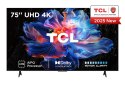 TCL Telewizor TCL 75V6C DLED 75'' 4K Ultra HD Google TV Dolby Atmos DVB-T2 Metaliczny
