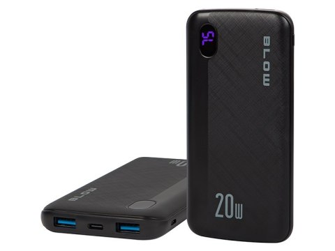 BLOW BLOW POWER BANK 10000MAH QC 20W CZARNY PB10B BLOW BLOW POWER BANK 10000MAH QC 20W CZARNY PB10B