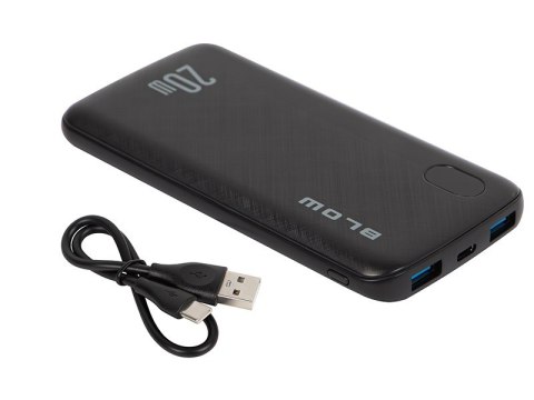 BLOW BLOW POWER BANK 10000MAH QC 20W CZARNY PB10B BLOW BLOW POWER BANK 10000MAH QC 20W CZARNY PB10B