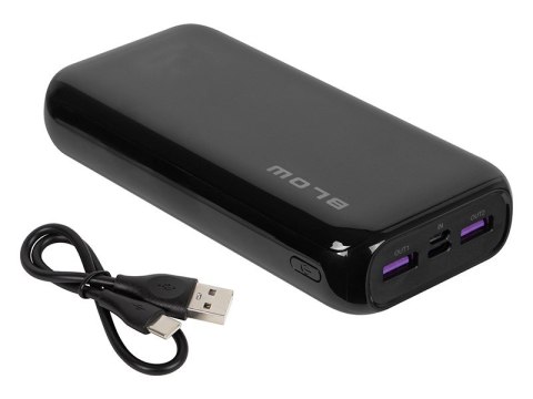 BLOW BLOW POWER BANK 20000MAH PD 20W CZARNY PB20F BLOW BLOW POWER BANK 20000MAH PD 20W CZARNY PB20F