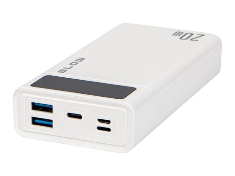 BLOW BLOW POWER BANK 20000MAH QC+PD 20W + LIGHTNING BIAŁY PB20E BLOW BLOW POWER BANK 20000MAH QC+PD 20W + LIGHTNING BIAŁY PB20E