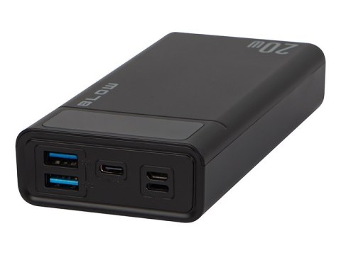 BLOW BLOW POWER BANK 20000MAH QC+PD 20W + LIGHTNING CZARNY PB20E BLOW BLOW POWER BANK 20000MAH QC+PD 20W + LIGHTNING CZARNY PB20E