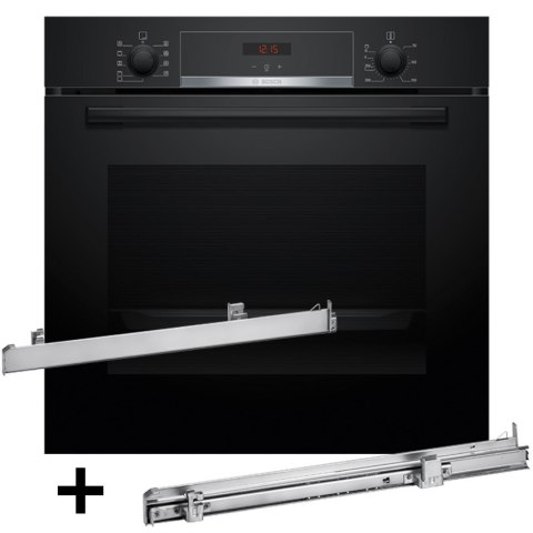 BOSCH Piekarnik BOSCH HBA514BB3 + Prowadnice teleskopowe 1 poziomowe BOSCH HEZ538000 BOSCH Piekarnik BOSCH HBA514BB3 + Prowadnice teleskopowe 1 poziomowe BOSCH HEZ538000