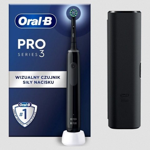 Braun Szczoteczka Oral-B Pro 3 3500 Black Edition + Etui Braun Szczoteczka Oral-B Pro 3 3500 Black Edition + Etui