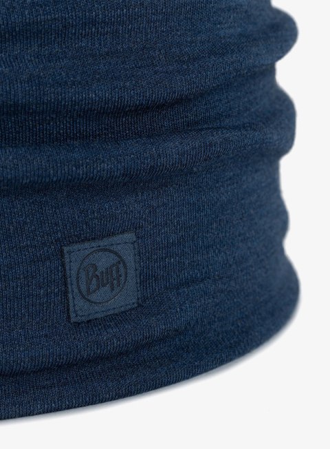 Buff Bandana BUFF MERINO HEAVYWEIGHT NECK WARMER SOLID NIGHT BLUE