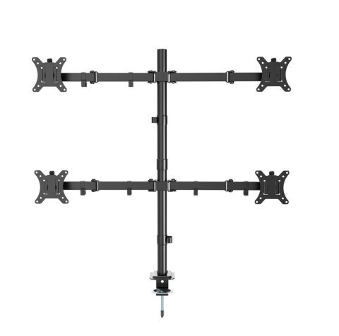 GEMBIRD GEMBIRD BIURKOWE RAMIĘ/UCHWYT DLA CZTERECH MONITORÓW (REGULOWANE), 13"- 32" GEMBIRD GEMBIRD BIURKOWE RAMIĘ/UCHWYT DLA CZTERECH MONITORÓW (REGULOWANE), 13"- 32"