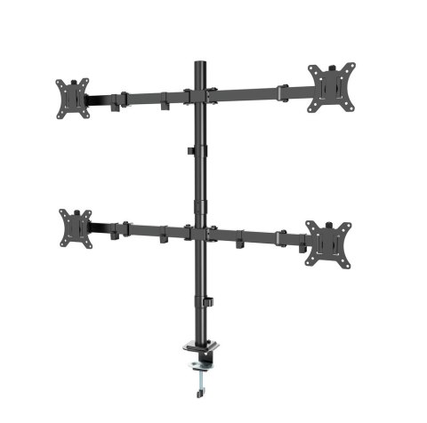 GEMBIRD GEMBIRD BIURKOWE RAMIĘ/UCHWYT DLA CZTERECH MONITORÓW (REGULOWANE), 13"- 32" GEMBIRD GEMBIRD BIURKOWE RAMIĘ/UCHWYT DLA CZTERECH MONITORÓW (REGULOWANE), 13"- 32"