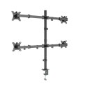 GEMBIRD GEMBIRD BIURKOWE RAMIĘ/UCHWYT DLA CZTERECH MONITORÓW (REGULOWANE), 13"- 32" GEMBIRD GEMBIRD BIURKOWE RAMIĘ/UCHWYT DLA CZTERECH MONITORÓW (REGULOWANE), 13"- 32"