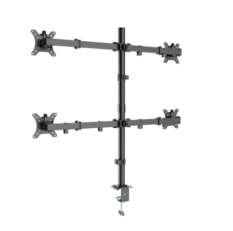 GEMBIRD GEMBIRD BIURKOWE RAMIĘ/UCHWYT DLA CZTERECH MONITORÓW (REGULOWANE), 13"- 32" GEMBIRD GEMBIRD BIURKOWE RAMIĘ/UCHWYT DLA CZTERECH MONITORÓW (REGULOWANE), 13"- 32"