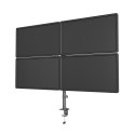 GEMBIRD GEMBIRD BIURKOWE RAMIĘ/UCHWYT DLA CZTERECH MONITORÓW (REGULOWANE), 13"- 32" GEMBIRD GEMBIRD BIURKOWE RAMIĘ/UCHWYT DLA CZTERECH MONITORÓW (REGULOWANE), 13"- 32"