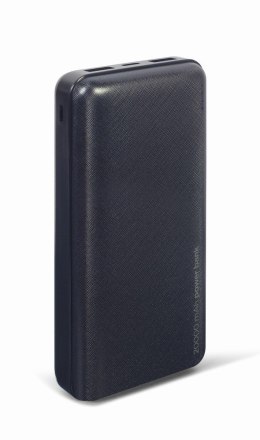 GEMBIRD GEMBIRD POWERBANK 20000 MAH 2X USB, CZARNY