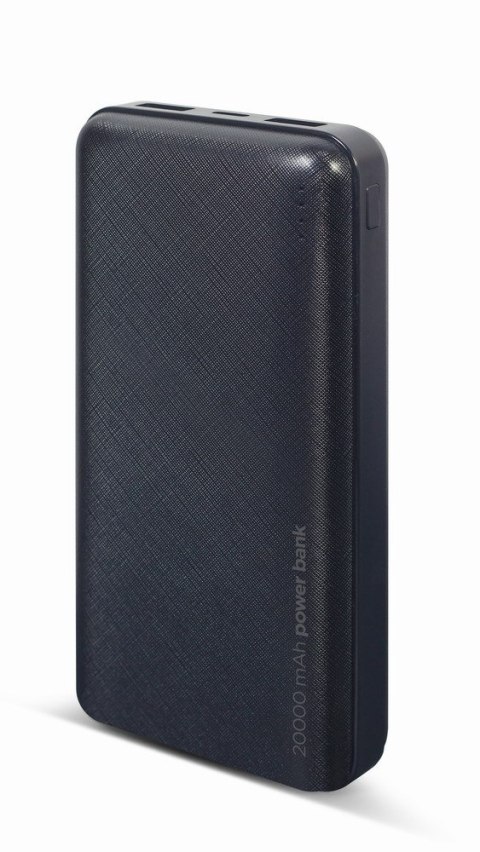 GEMBIRD GEMBIRD POWERBANK 20000 MAH 2X USB, CZARNY GEMBIRD GEMBIRD POWERBANK 20000 MAH 2X USB, CZARNY