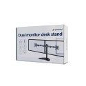 GEMBIRD GEMBIRD STOJAK BIURKOWY NA DWA MONITORY (REGULOWANY) 13"-32", DO 8 KG GEMBIRD GEMBIRD STOJAK BIURKOWY NA DWA MONITORY (REGULOWANY) 13"-32", DO 8 KG