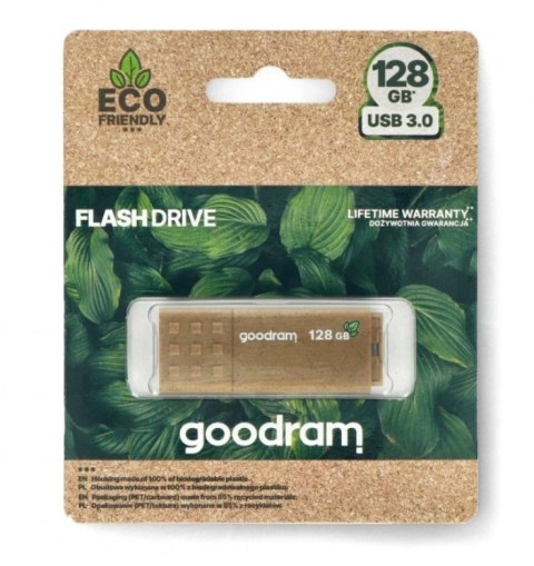 GoodRam GOODRAM FLASHDRIVE 128GB UME3 ECO FRIENDLY USB 3.0 GOODRAM RETAIL GoodRam GOODRAM FLASHDRIVE 128GB UME3 ECO FRIENDLY USB 3.0 GOODRAM RETAIL