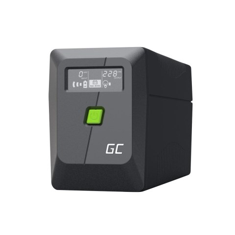 Green Cell GREEN CELL UPS POWERPROOF 480W/850VA MODYFIKOWANA SINUSOIDA Green Cell GREEN CELL UPS POWERPROOF 480W/850VA MODYFIKOWANA SINUSOIDA