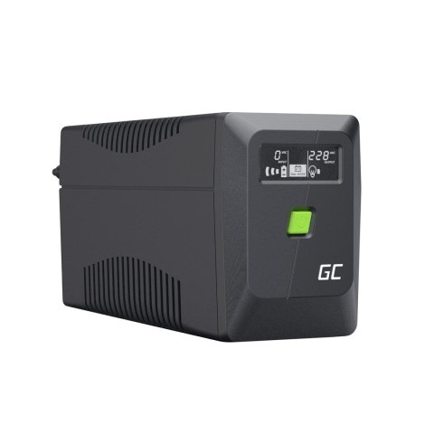 Green Cell GREEN CELL UPS POWERPROOF 480W/850VA MODYFIKOWANA SINUSOIDA Green Cell GREEN CELL UPS POWERPROOF 480W/850VA MODYFIKOWANA SINUSOIDA