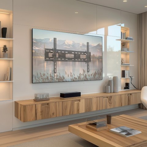 Maclean MACLEAN UCHWYT DO TV MAX VESA 600X400, 32-90", 80KG, REG. ODCHYLENIA +15°~-15° MC-421