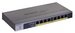 NETGEAR Switch Netgear GS108PP-100EUS 8p PoE 123W (PoE+: 8p) Unmanaged Gigabit