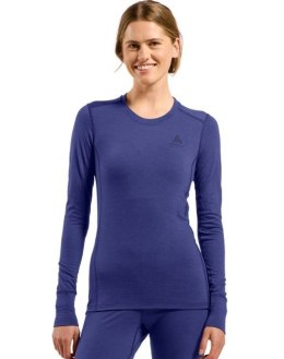 Odlo Bielizna termoaktywna z długim rękawem Odlo BL TOP crew neck l/s MERINO 200 roz. S Niebieska