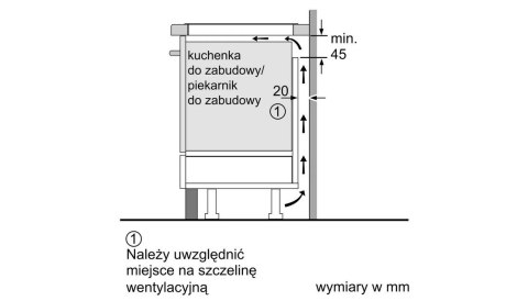 BOSCH Płyta indukcyjna BOSCH PVQ61CHB1E czarny mat